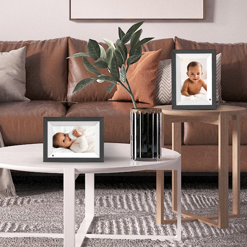 NexFoto 8 Inch WiFi Digital Picture Frame with 32GB Storage Perfectly